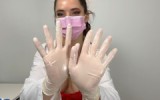 Amateur - Brunette - Tits - Medical - Fetish - Solo - Nurse - Gloves - Chastity - In English
