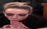 Blonde - Blowjob - Facial - MILF - POV - Lingerie - CFNM - Couple - Office - Spitting