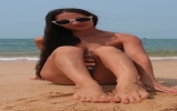 Amateur - Beach - Brunette - Teen (18+) - Flashing - Bikini - Solo - Beauty - Legs - Morning