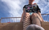 Public Nudity - Stockings - MILF - Foot Fetish - American - Fetish - Solo - Fishnet - Socks - Foot Worship - In English
